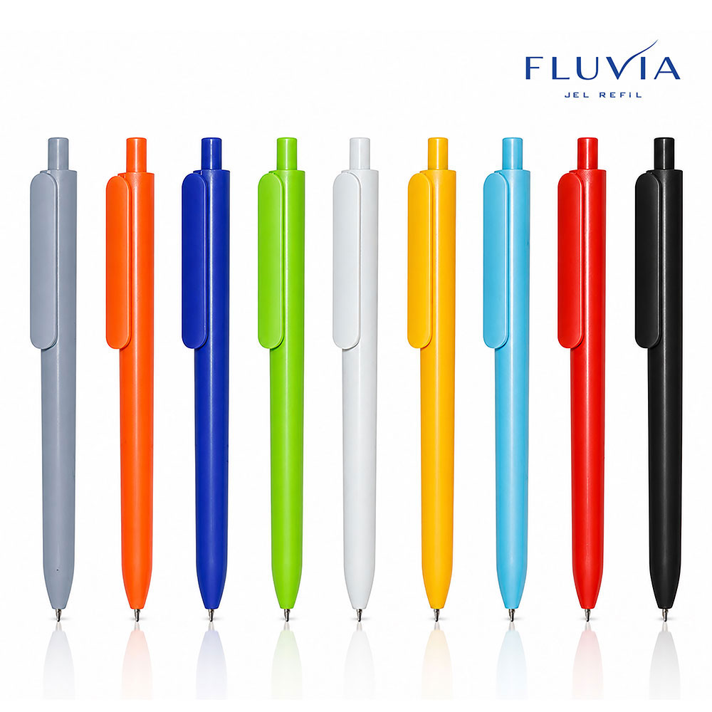 Fluvia İnce Jel Tükenmez Kalem - 1006-J-F