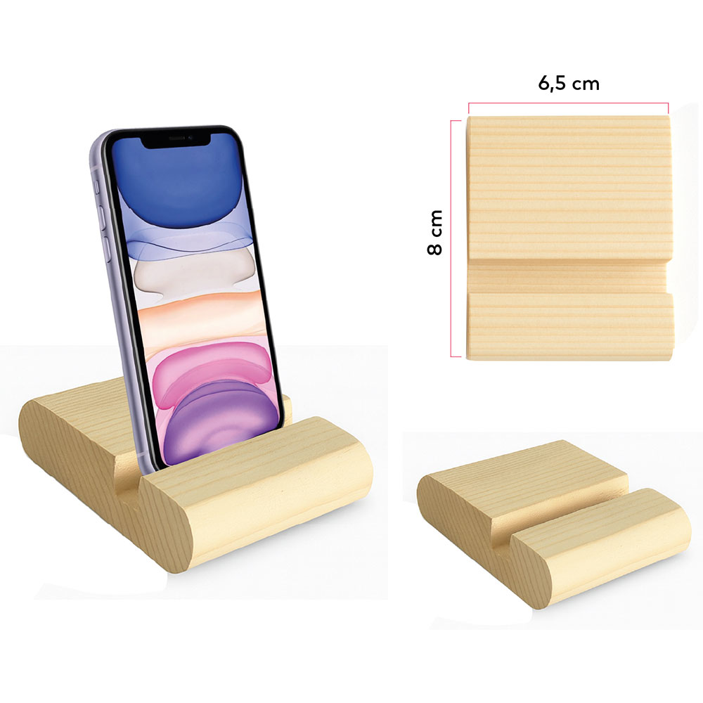 Ahşap Telefon Standı - 90350- H1