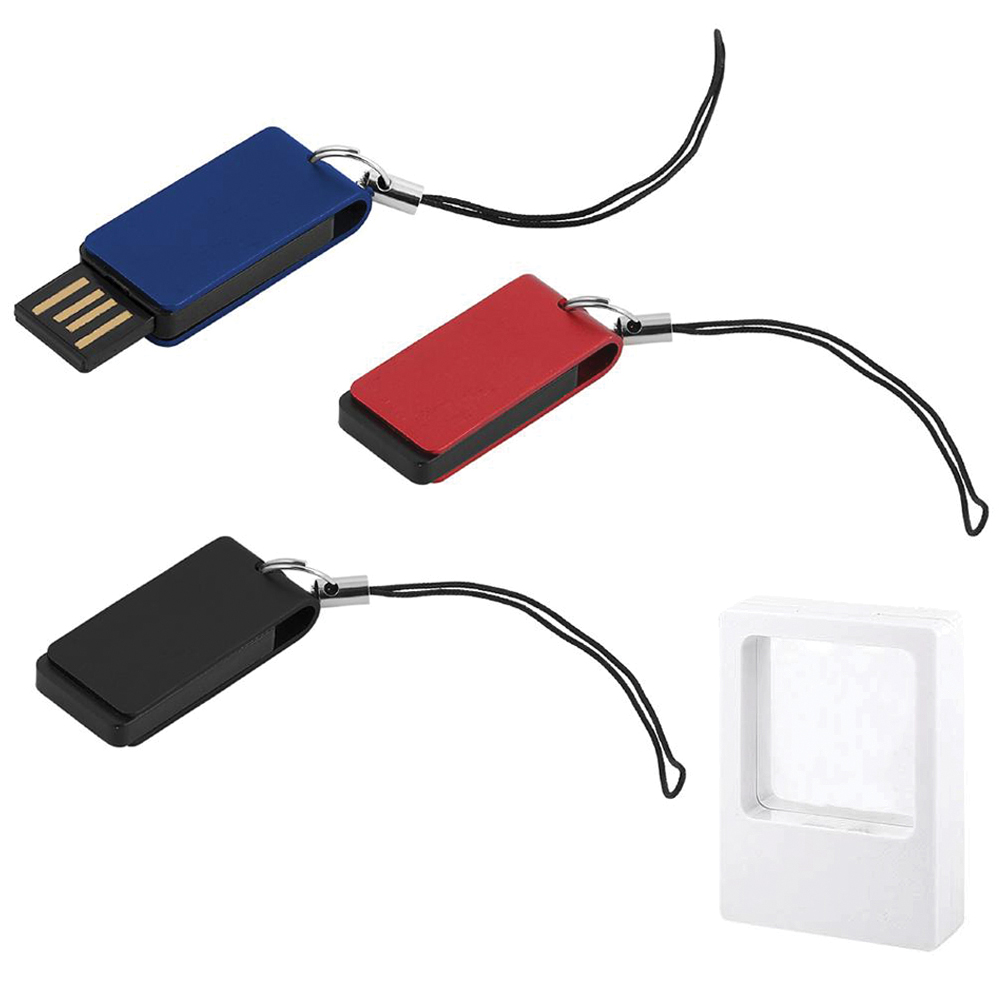 16 GB Döner Mekanizmalı Alüminyum USB Bellek  - 7232