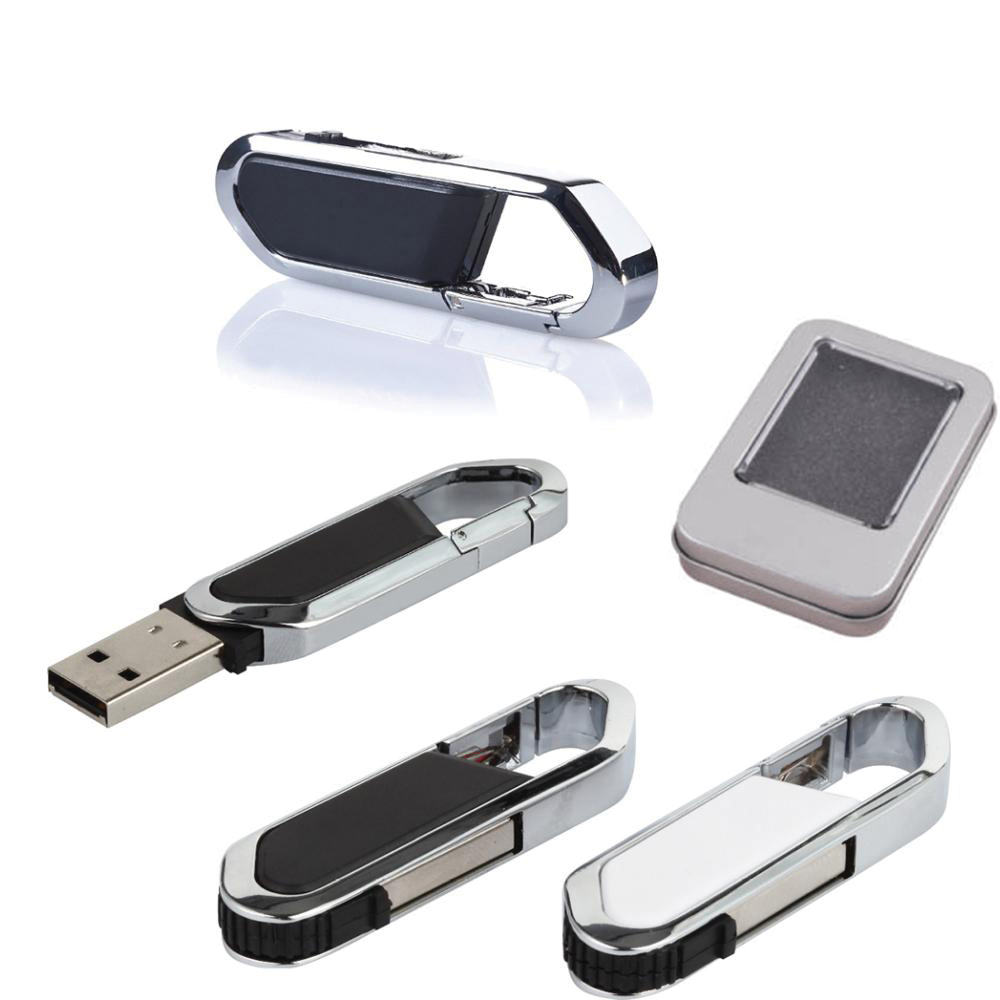 8 GB Metal Plastik Anahtarlık USB Bellek  - 7284